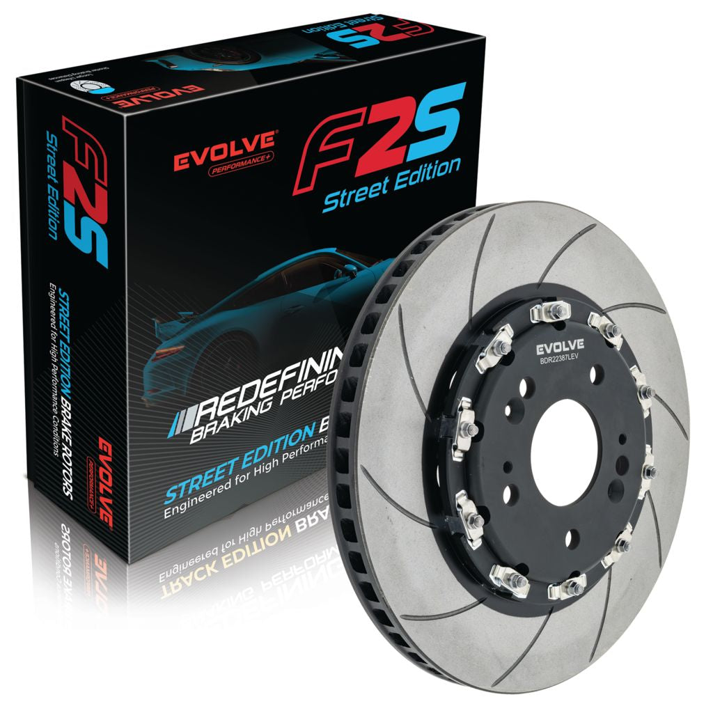 EVOLVE F2S 2-PIECE SLOTTED HYUNDAI I20N FRONT 320MM